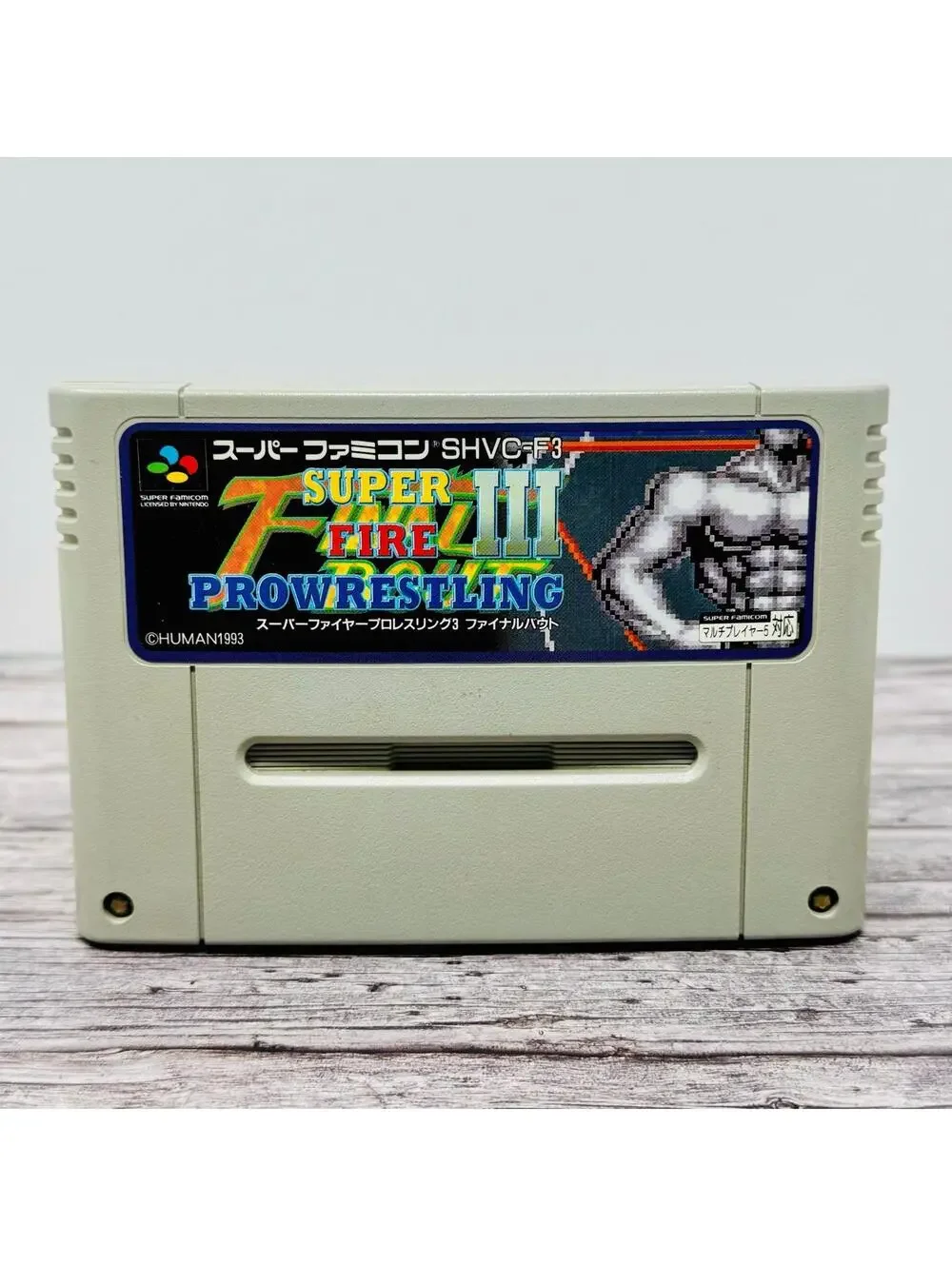 Super Fire Pro Wrestling III Final Bout Nintendo Super Famicom Japan US Seller